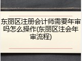 东丽区注册会计师需要年审吗怎么操作(东丽区注会年审流程)