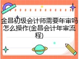 金昌初级会计师需要年审吗怎么操作(金昌会计年审流程)
