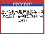 遂宁专利代理师需要年审吗怎么操作(专利代理师年审流程)